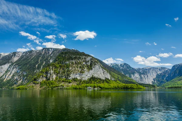 Zamek w hallstatter zobaczyć w Austrii — Zdjęcie stockowe