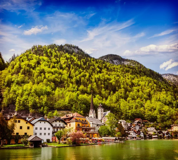 오스트리아의 할 스타트 마을 — 스톡 사진