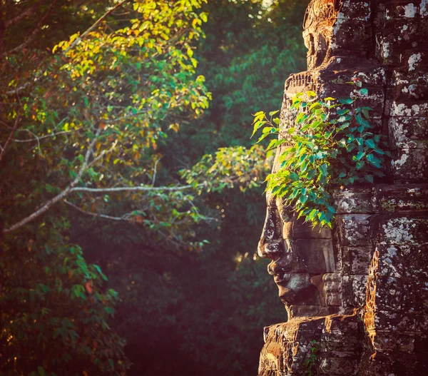 Cara del templo de Bayon, Angkor — Foto de Stock