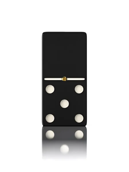 Domino gioco osso da vicino — Foto Stock