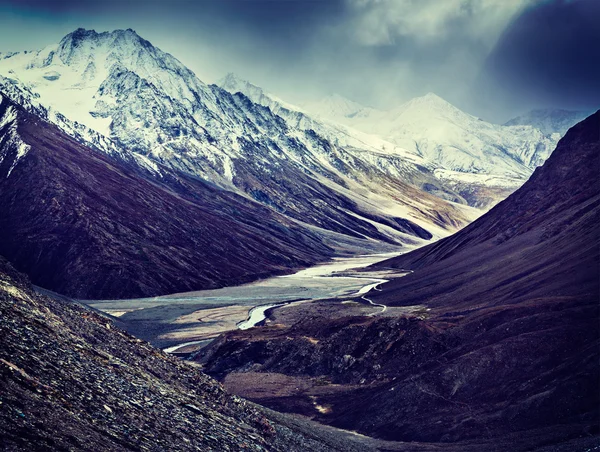 Utsikt över Himalaya, Indien — Stockfoto