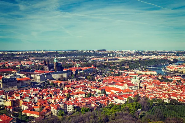 Veduta aerea di Hradchany — Foto Stock