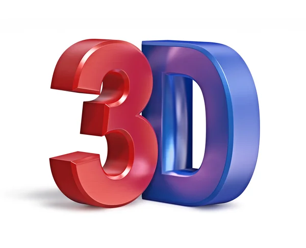 3D text — Stock fotografie