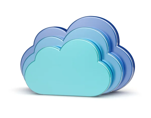 Cloud computing kreativa koncept — Stockfoto