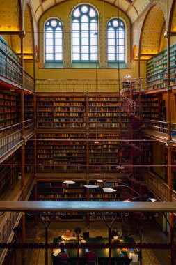 Rijksmuseum, Amsterdam, Hollanda 'daki Cuypers Kütüphanesi Araştırma Kütüphanesi
