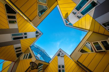 Hollanda, Rotterdam 'da küp evler