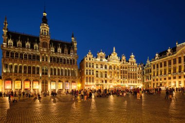 Brüksel Bruxelles Grote Markt Grand Place Meydanı, Belçika
