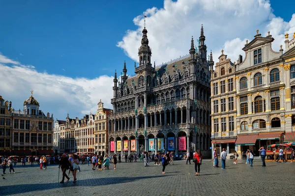 Βρυξέλλες Bruxelles Grote Markt Grand Place square, Βέλγιο — Φωτογραφία Αρχείου