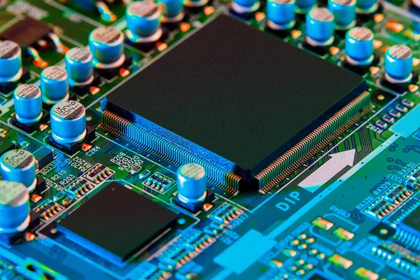 Electronic Circuit Board Close — Stock Photo, Image