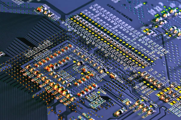 Electronic Circuit Board Close — Stock Photo, Image