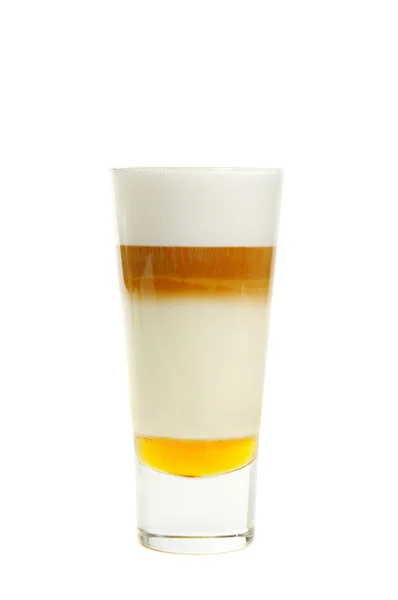 Latte isolado em branco — Fotografia de Stock