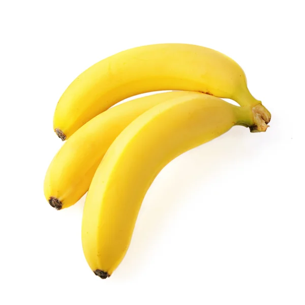 Tres plátanos frescos —  Fotos de Stock