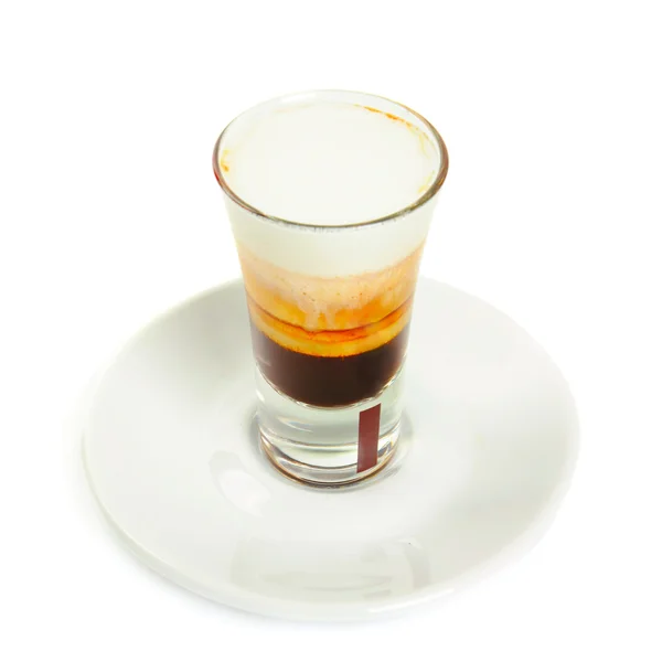 Coffee cocktail isolated — Stock Photo, Image