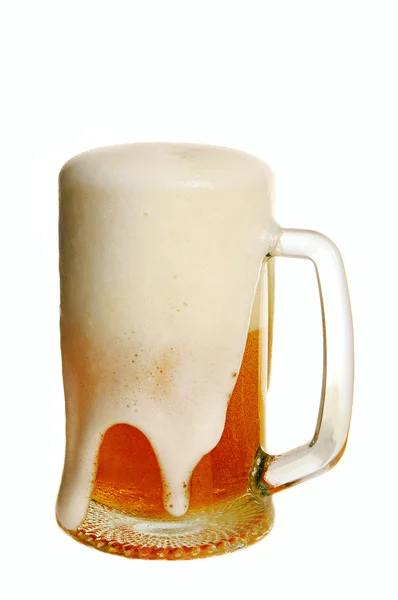 Glas met bier — Stockfoto
