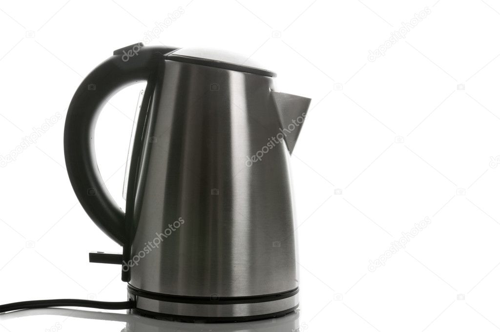 Silver grey kettle