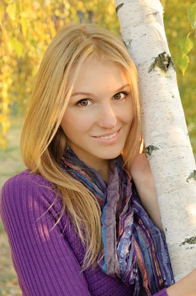 Autumn girl portrait — Stock Photo, Image