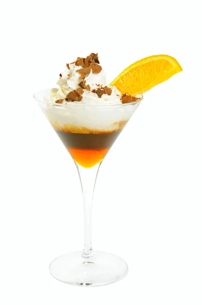 Coffee cocktail isolated — Stock Photo, Image