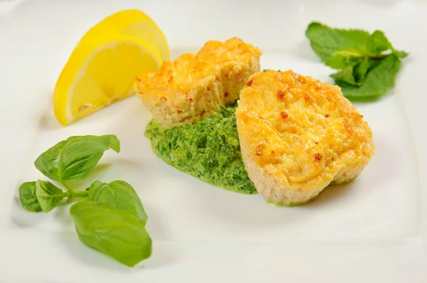 Fishcakes med citron — Stockfoto
