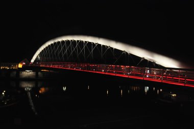 Krakow gece Bridge'de