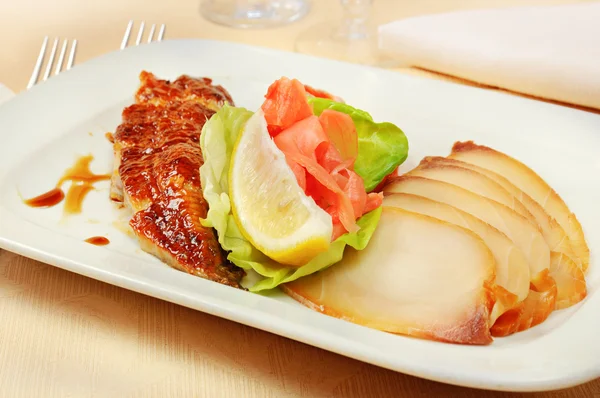 Carpaccio de salmón — Foto de Stock