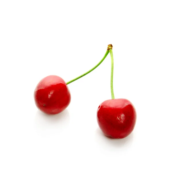 Dos cerezas dulces — Foto de Stock