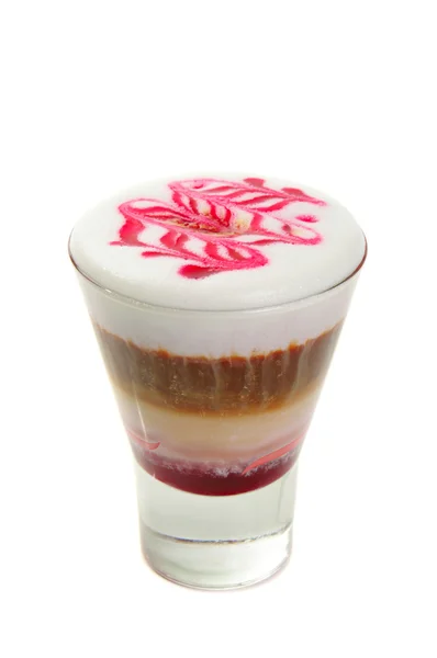 Koffie cocktail geïsoleerd — Stockfoto