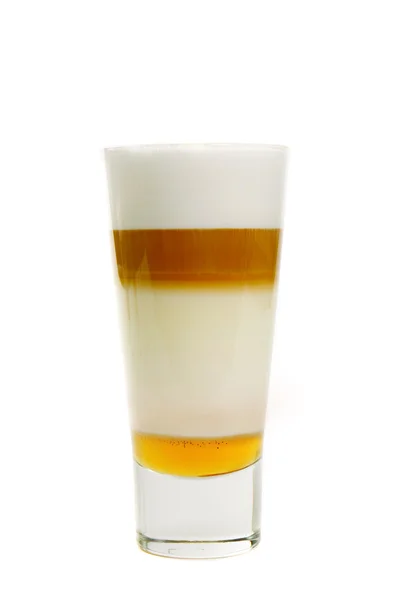 Latte isolerad på vit — Stockfoto