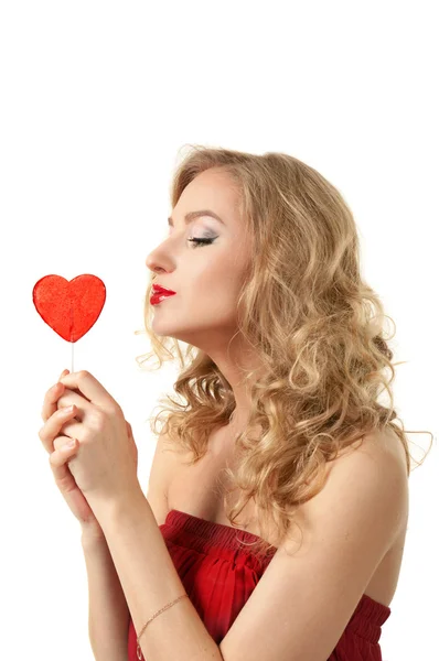 Sexy valentine girl — Stock Photo, Image