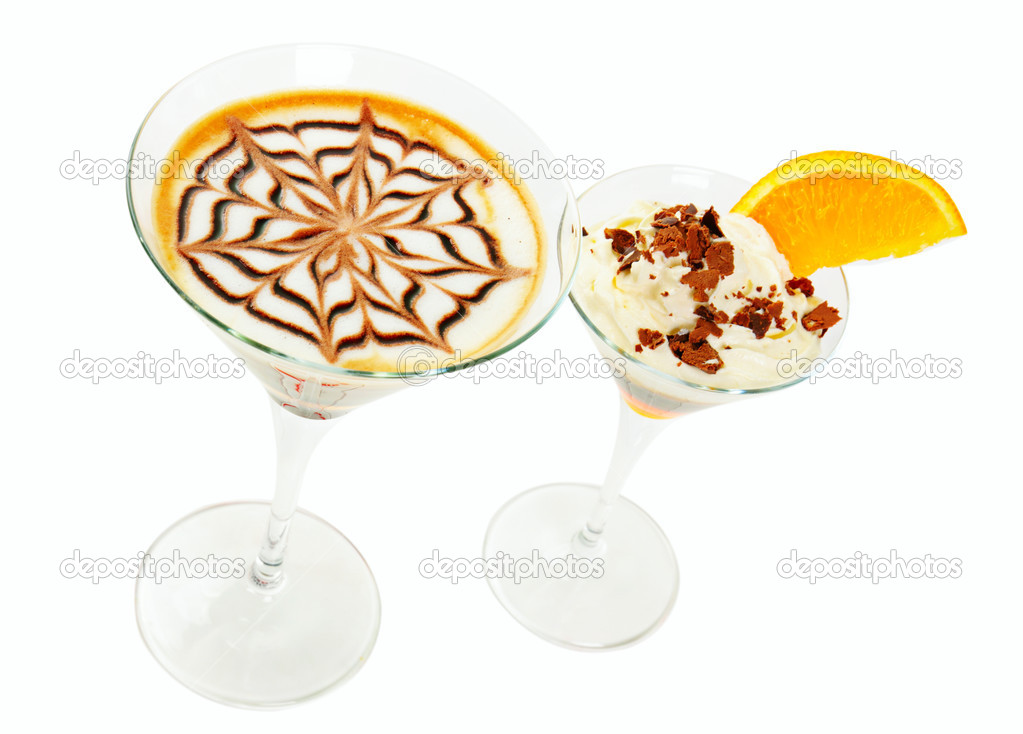 Group of coffee cocktails Stock Photo by ©Roxana 25152305