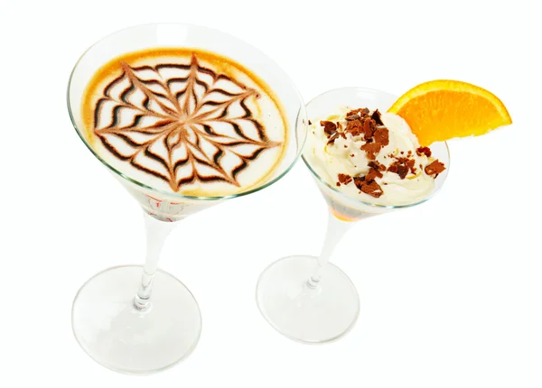 Group of coffee cocktails — Stock Photo, Image