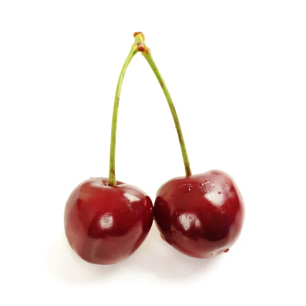 Two sweet cherry — Stock Photo, Image