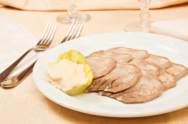 Kaldkokt svinekjøtt – stockfoto