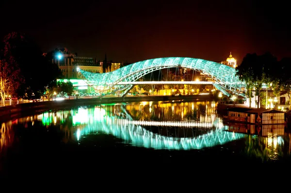 Bridge of peace in Tbilisi — Stock Photo, Image