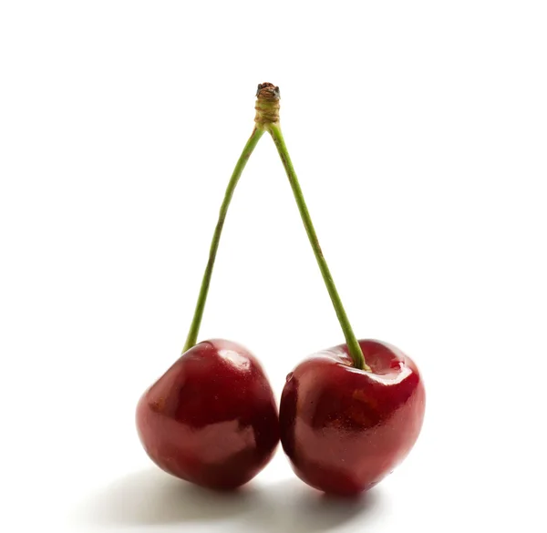 Two sweet cherry — Stock Photo, Image