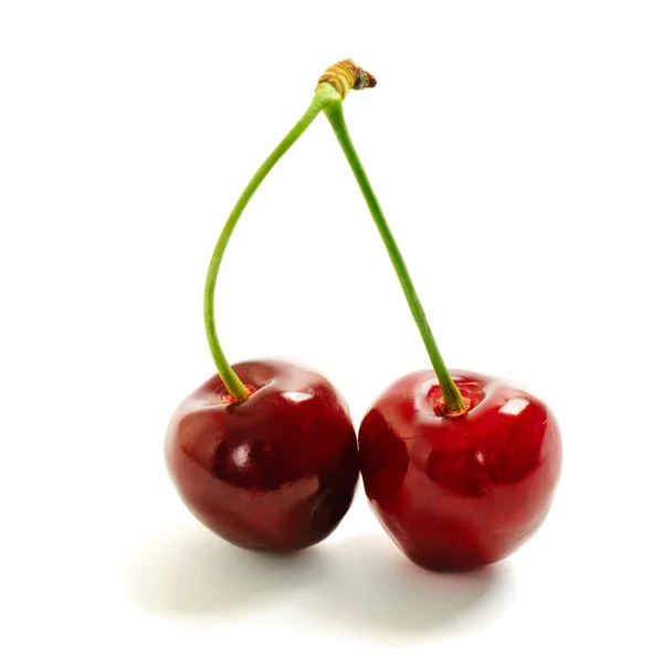 Two sweet cherry — Stock Photo, Image