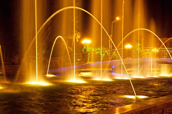 Batumi fountain show — Stock Photo, Image