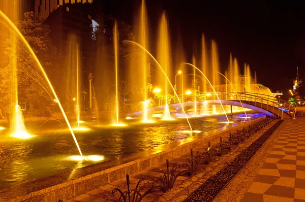 Batumi fontana spettacolo — Foto Stock