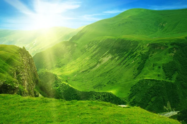 Зеленые горы — стоковое фото