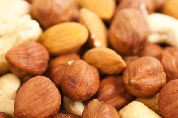 Nuts background Royalty Free Stock Photos