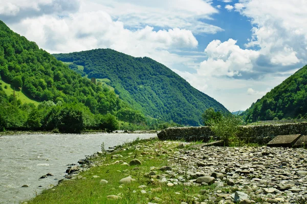 Groene bergen — Stockfoto