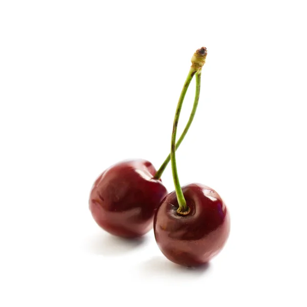 Dos cerezas dulces — Foto de Stock