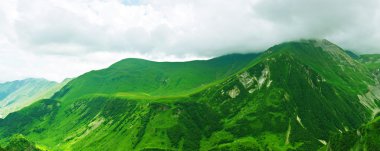 yeşil dağların Panoraması