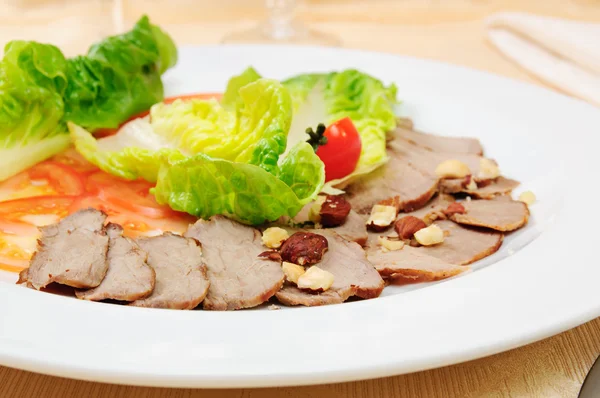 Jamón con verduras — Foto de Stock