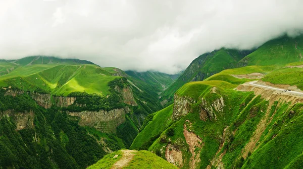 Green mountains panorama — Stock Photo, Image