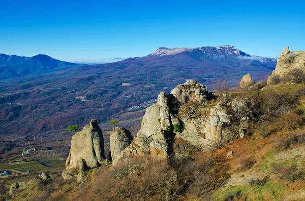 Hegyi őszi táj — Stock Fotó