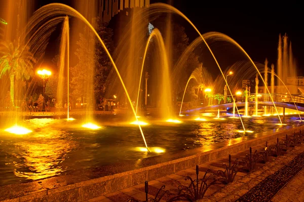 Batumi fontana spettacolo — Foto Stock