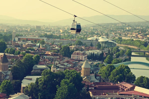 Widok Tbilisi — Zdjęcie stockowe