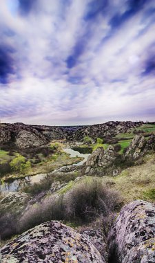 Kanyon güneş doğarken