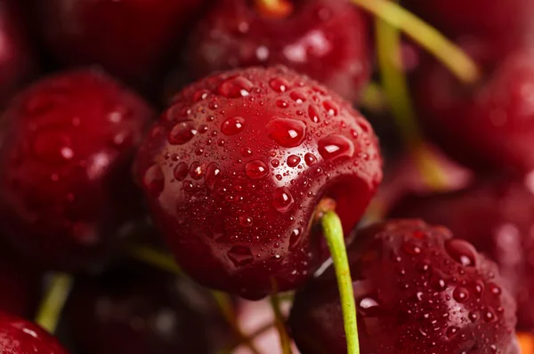 Sweet cherry tło — Zdjęcie stockowe