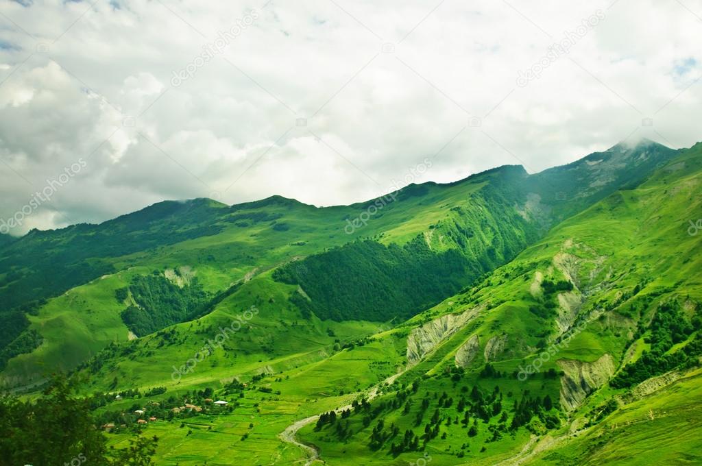 Green mountains